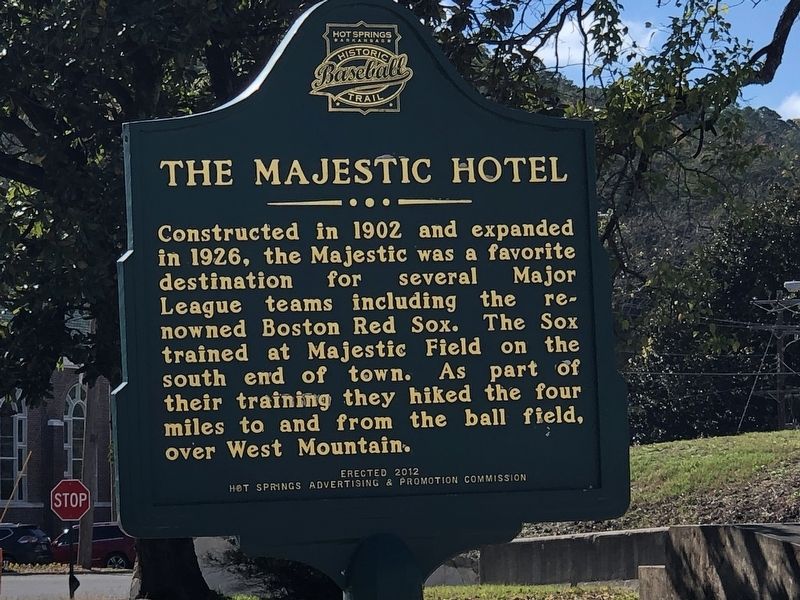 The Majestic Hotel Marker image. Click for full size.