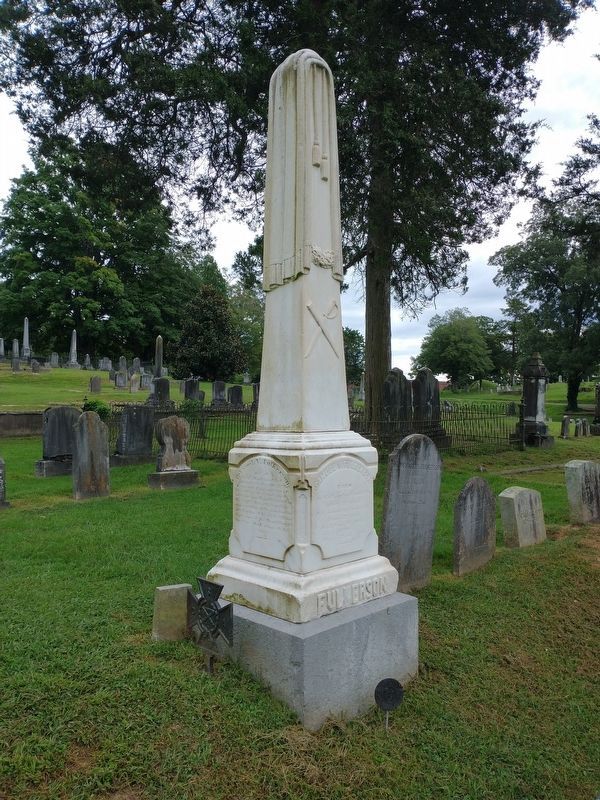 Col. Samuel V. Fulkerson, C.S.A. Gravesite image. Click for full size.