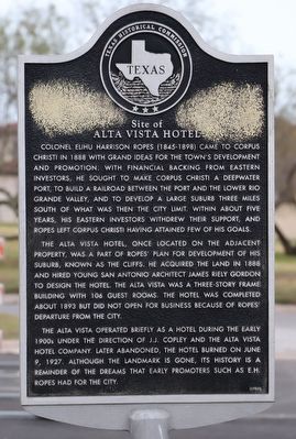 Site of Alta Vista Hotel Marker image. Click for full size.