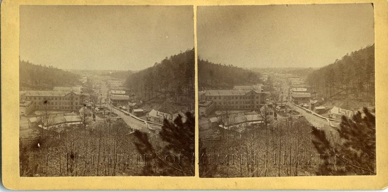 Birds eye view of the valley, Hot Springs, Arkansas image. Click for full size.