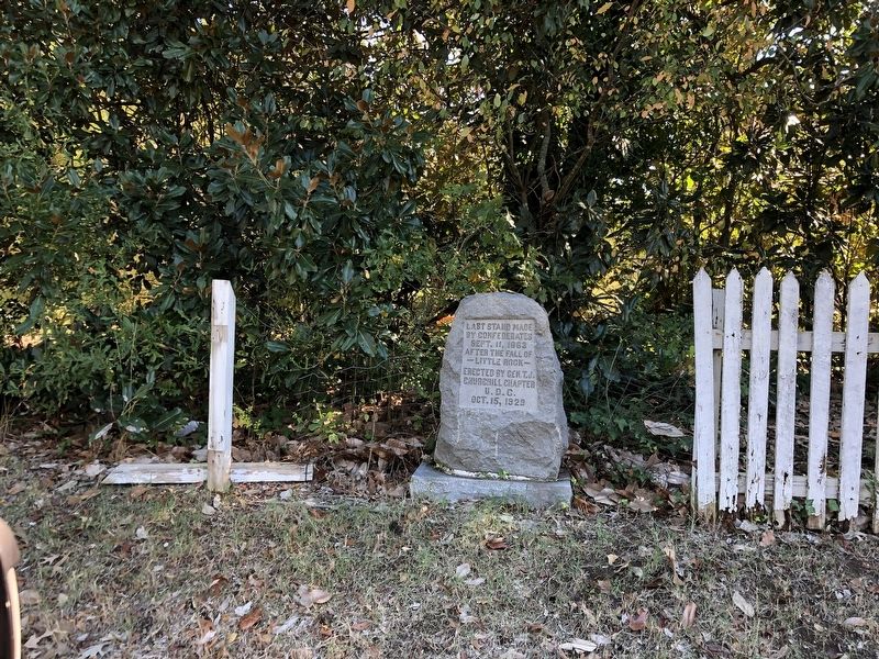 Confederates' Last Stand Marker image. Click for full size.