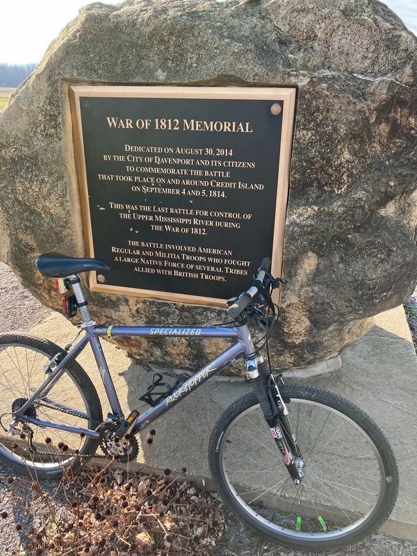 War of 1812 Memorial Marker. Click for full size. War of 1812 Memorial Marker image. Click for full size.