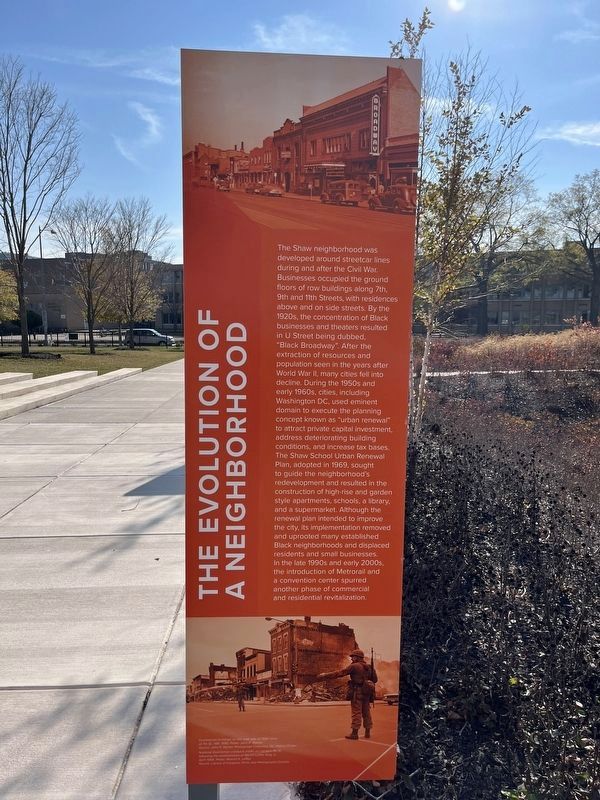 The Evolution of a Neighborhood side of the marker image. Click for full size.
