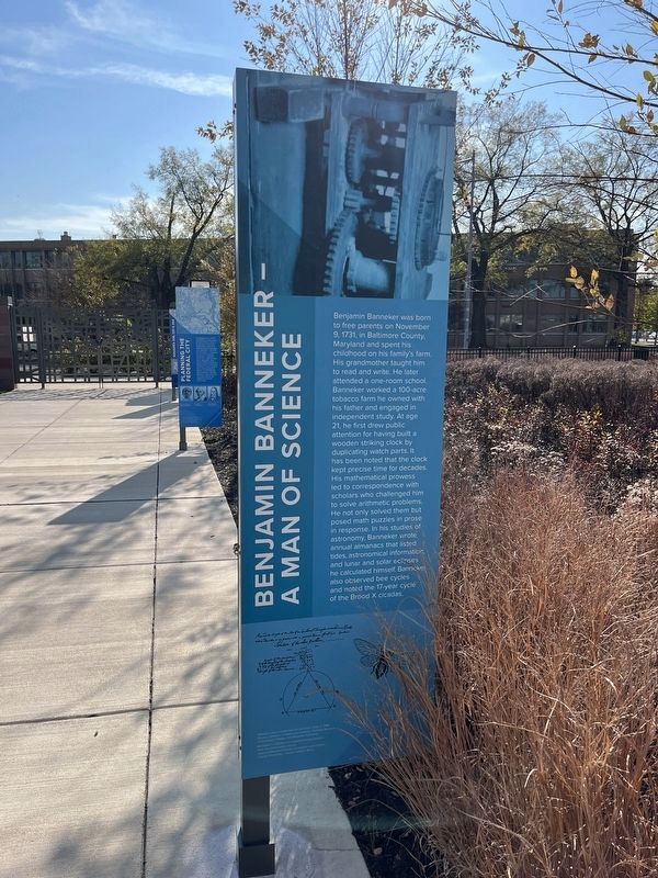 Benjamin Banneker - A Man of Science Marker image. Click for full size.