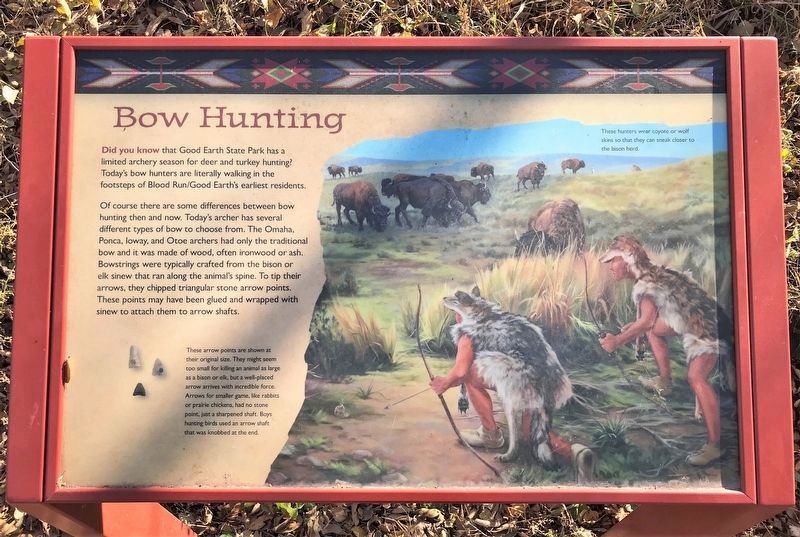 Bow Hunting Marker image. Click for full size.
