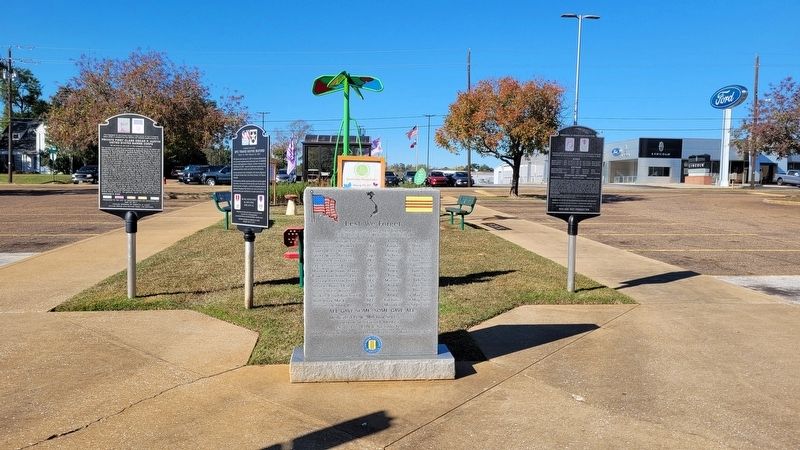 The Lest We Forget Marker is the main marker in the middle image. Click for full size.