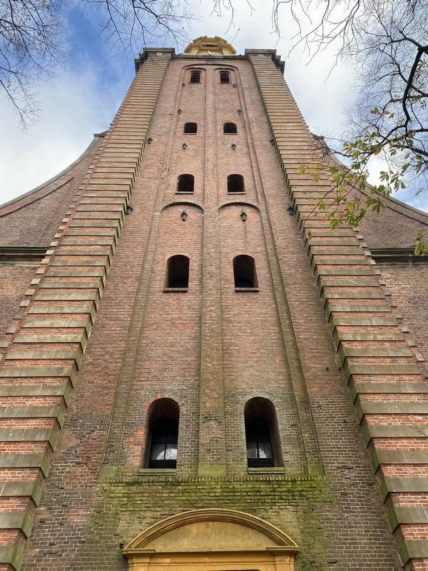 A-Kerk / A-Church - looking up from marker site image. Click for full size.