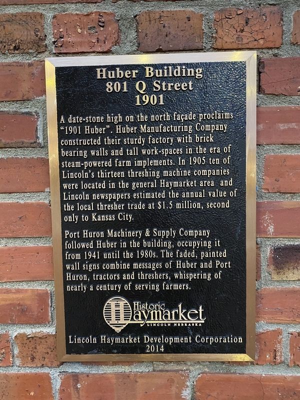 Huber Building Marker image. Click for full size.