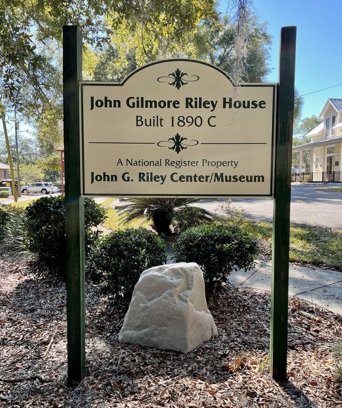 Riley House and Museum sign image. Click for full size.