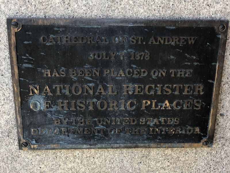 Cathedral of St. Andrew Marker image. Click for full size.
