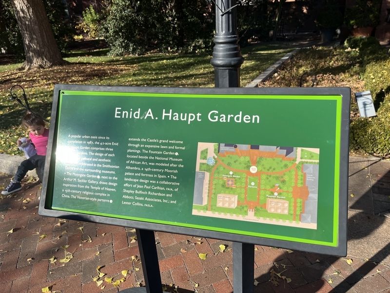Enid A. Haupt Garden Marker image. Click for full size.