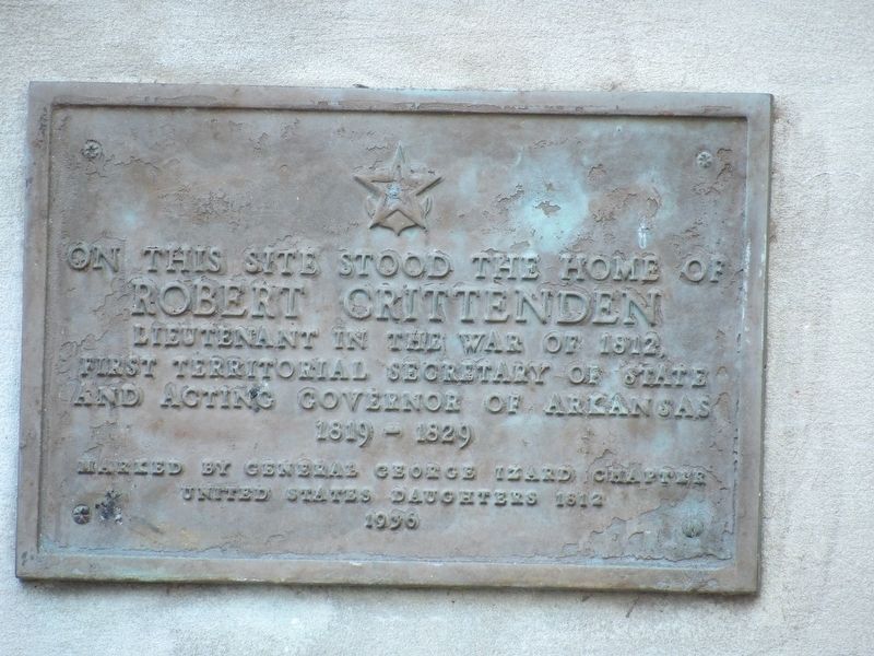 Home of Robert Crittenden Marker image. Click for full size.
