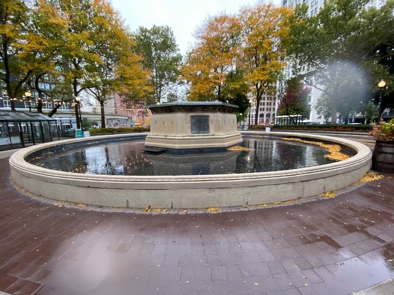 Edison Memorial Fountain Marker image. Click for full size.