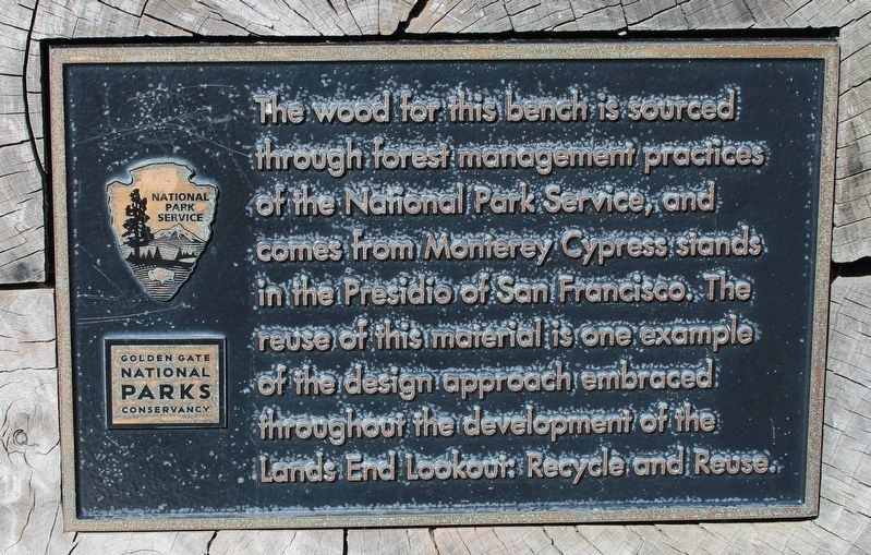 Plaque in Front of Visitors Center image. Click for full size.