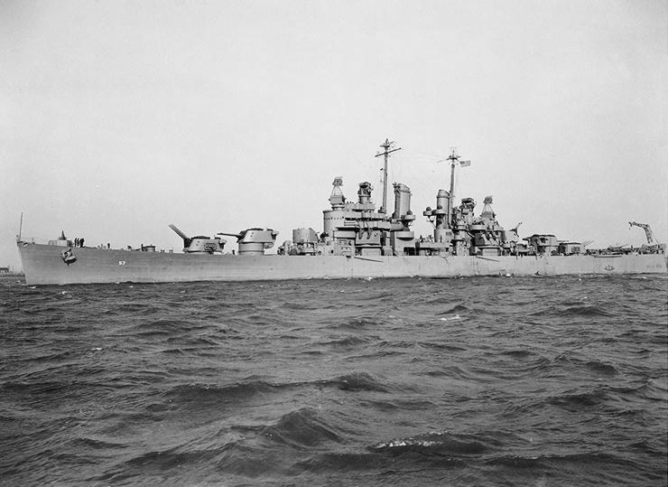 <i>U.S.S. Montpelier (CL-57)</i> image. Click for full size.