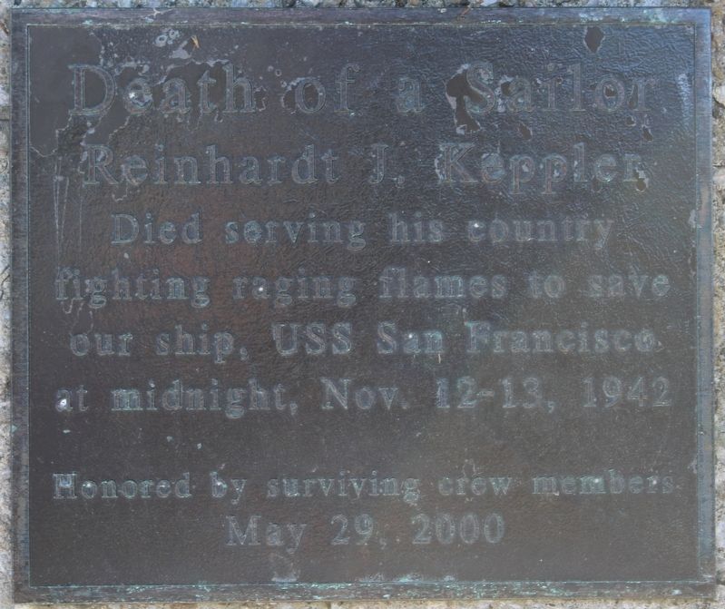 Death of a Sailor Marker. Click for full size. Death of a Sailor Marker image. Click for full size.