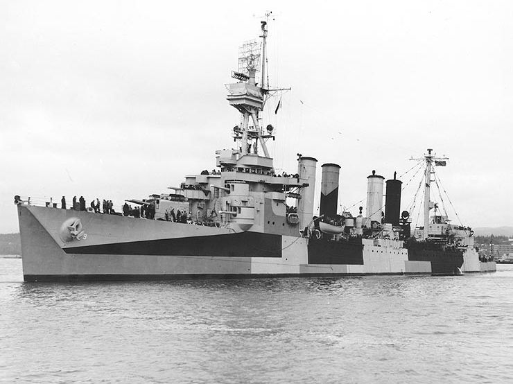 U.S.S. Richmond (CL-9) image. Click for full size.