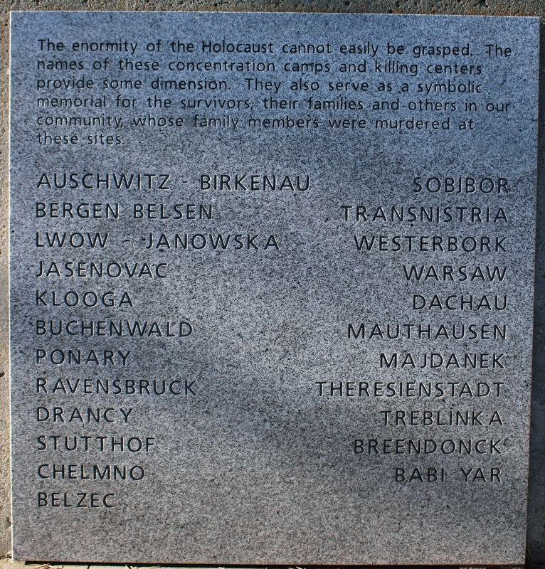 "The Holocaust" Marker image. Click for full size.