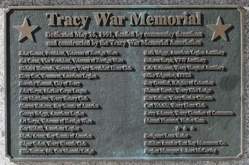 Plaque on Left Bench. Click for full size. Plaque on Left Bench image. Click for full size.