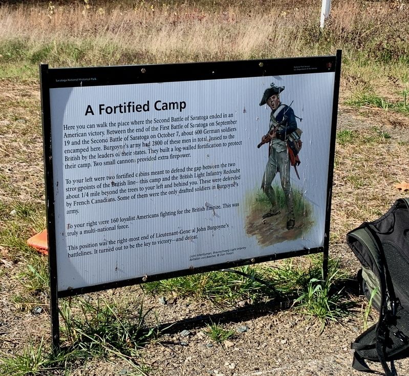A Fortified Camp Marker image. Click for full size.