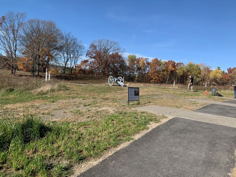 "A Fortified Camp" Marker and "Moment Of Victory" Markers. Click for full size. "A Fortified Camp" Marker and "Moment Of Victory" Markers image. Click for full size.
