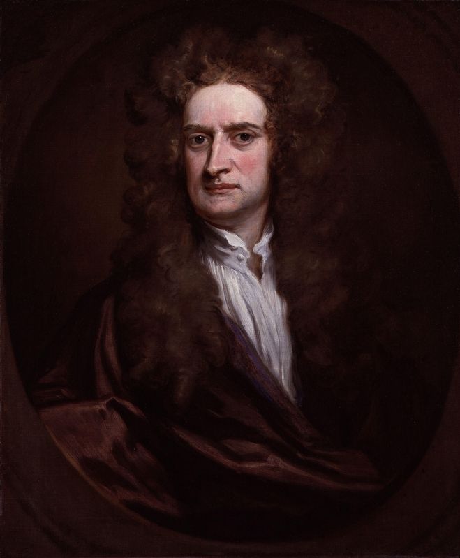 Isaac Newton portrait. Click for full size. Isaac Newton portrait image. Click for full size.