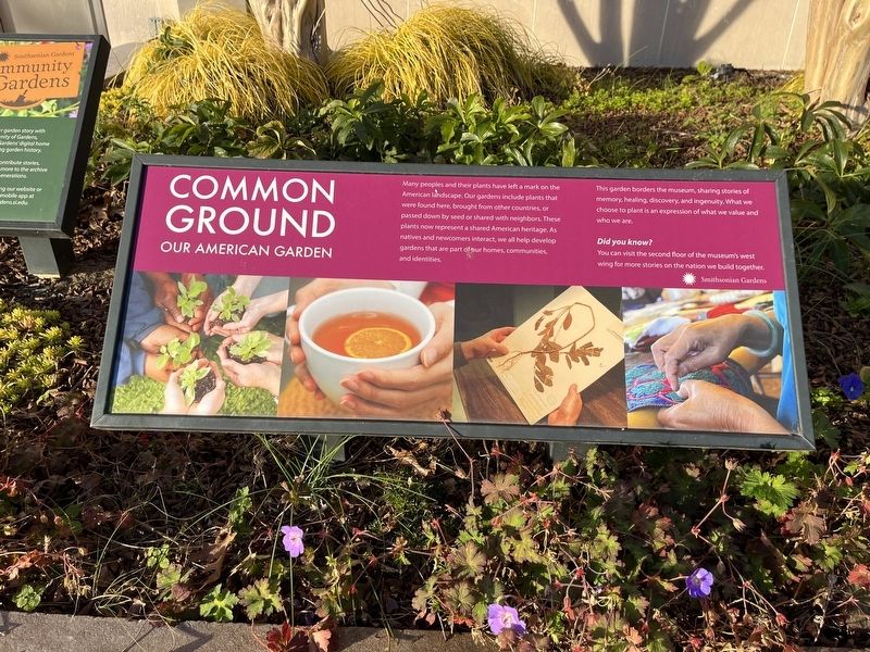 Common Ground Marker. Click for full size. Common Ground Marker image. Click for full size.