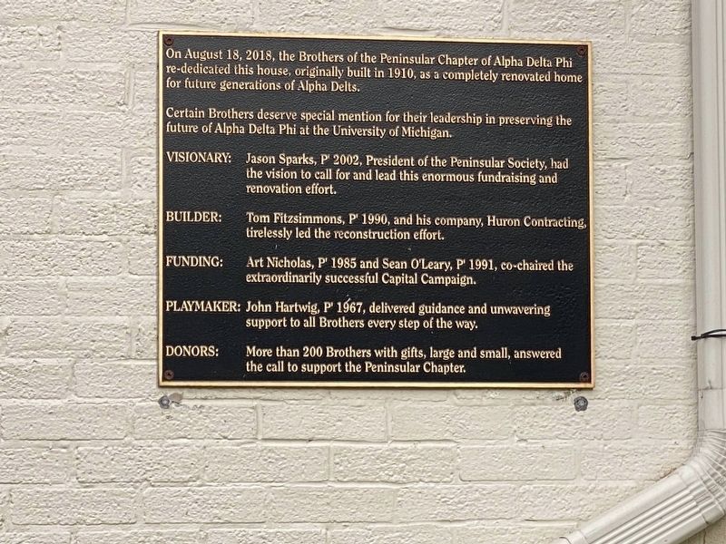Alpha Delta Phi Marker. Click for full size. Alpha Delta Phi Marker image. Click for full size.