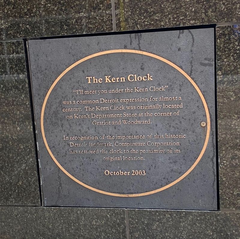 The Kern Clock Marker image. Click for full size.