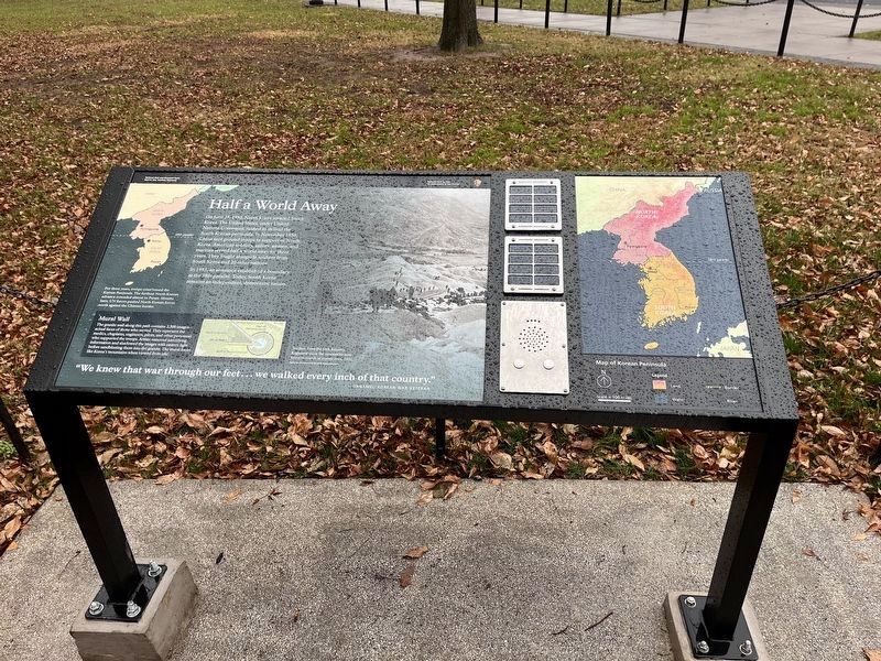 Half a World Away Marker. Click for full size. Half a World Away Marker image. Click for full size.