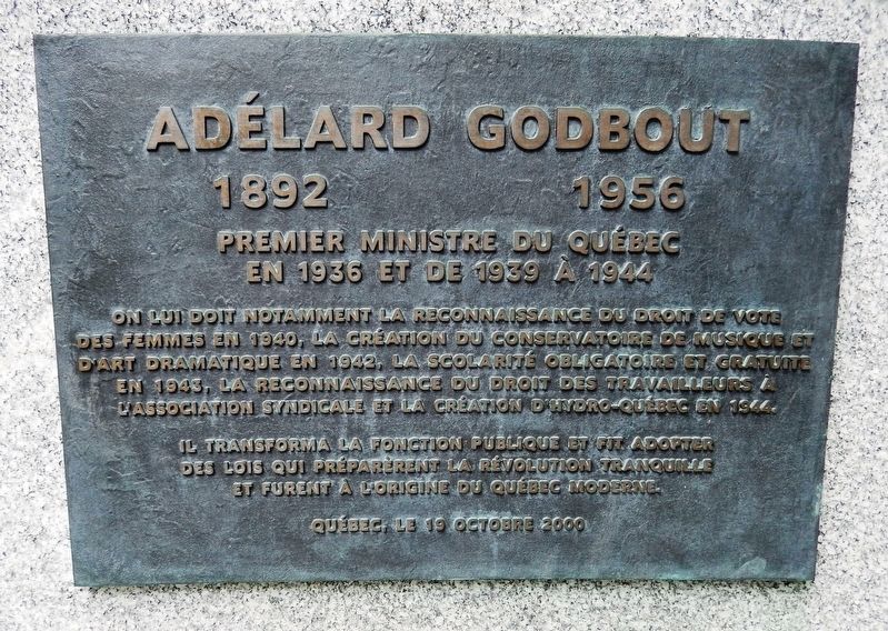 Adlard Godbout Marker image. Click for full size.