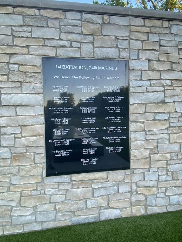 USMC Memorial 1st Batt. 24th Marines image. Click for full size.