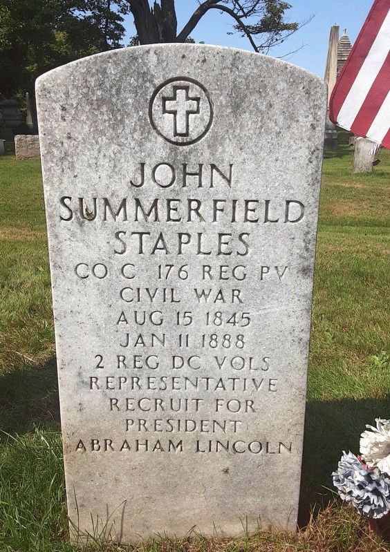 John Summerfield Staples Marker image. Click for full size.