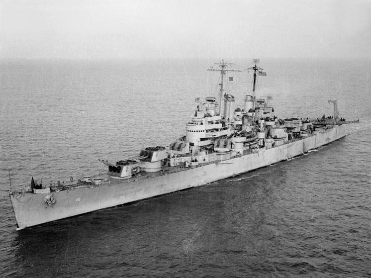 U.S.S. Denver (CL-58) image. Click for full size.