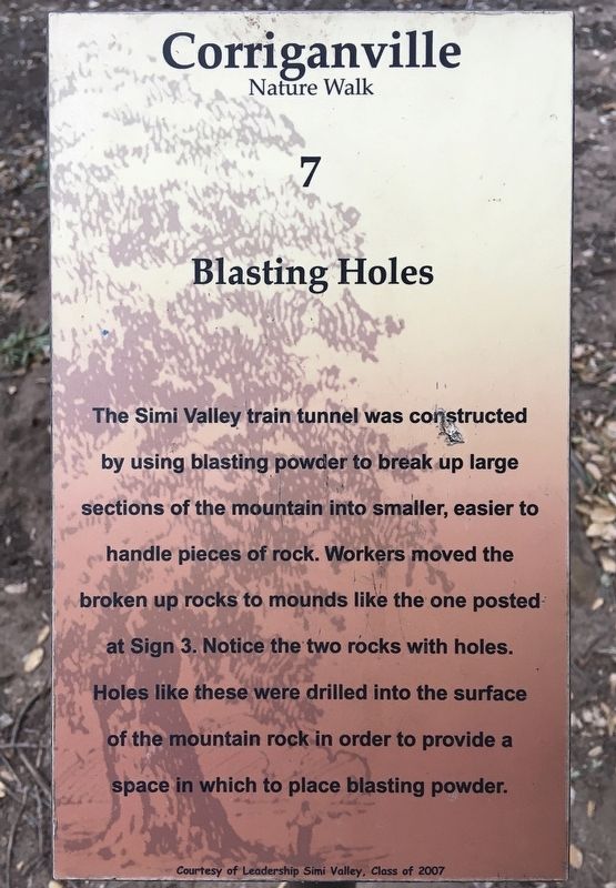 Blasting Holes Marker image. Click for full size.
