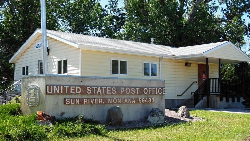 Sun River Post Office. Click for full size. Sun River Post Office image. Click for full size.