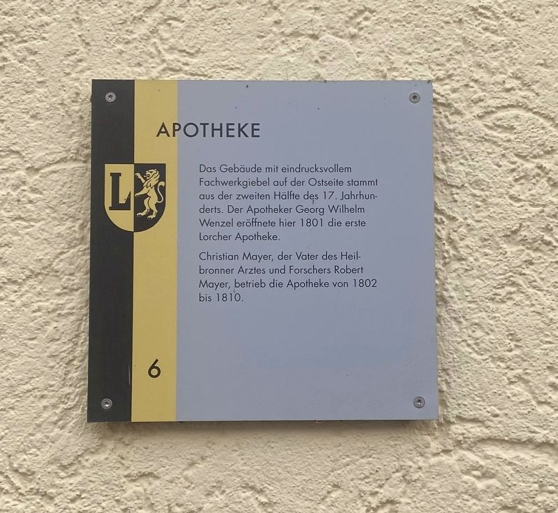 Apotheke / Apothecary Marker image. Click for full size.
