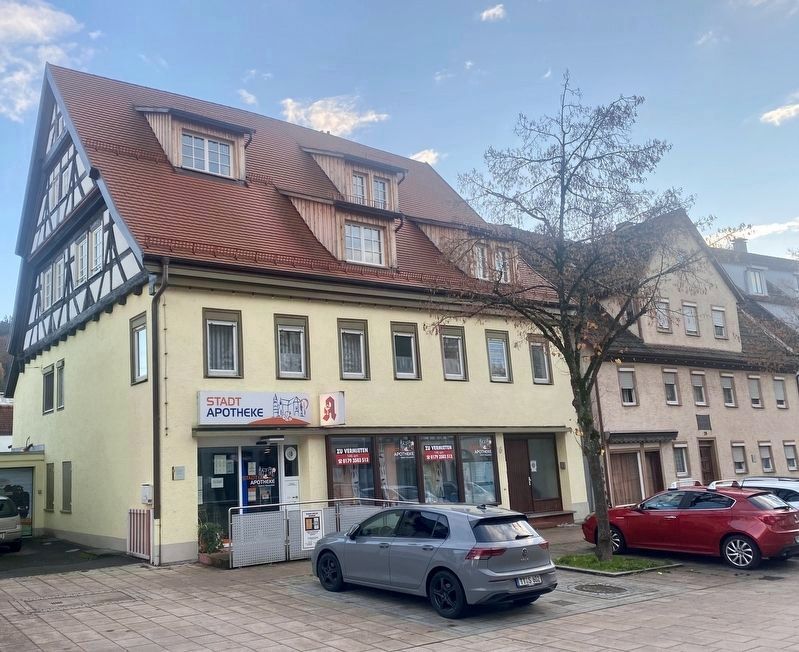 Apotheke / Apothecary and Marker - wide view image. Click for full size.
