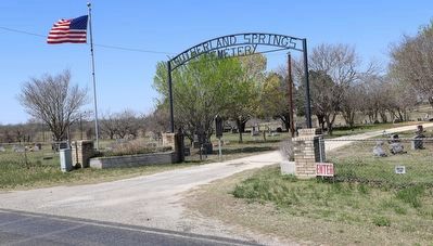 Sutherland Springs Cemetery Marker. Click for full size. Sutherland Springs Cemetery Marker image. Click for full size.