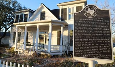 The Bates-Sheppard House Marker image. Click for full size.