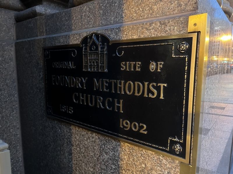 Foundry Methodist Church Marker image. Click for full size.