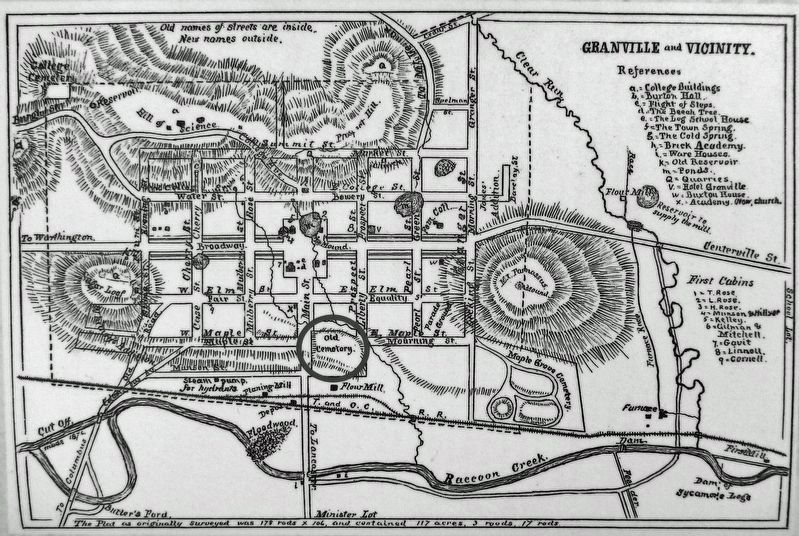 Marker detail: Village of Granville Map image. Click for full size.