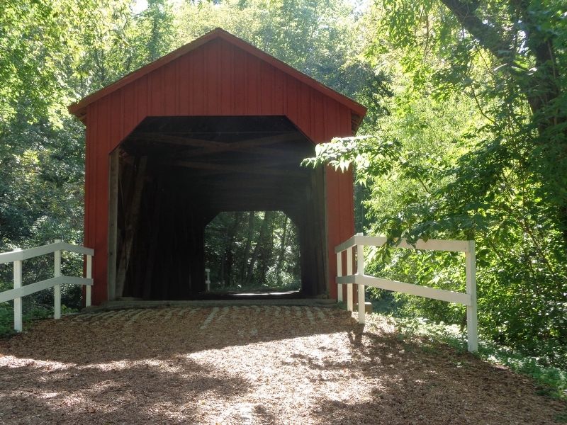 Sandy Creek Covered Bridge. Click for full size. Sandy Creek Covered Bridge image. Click for full size.