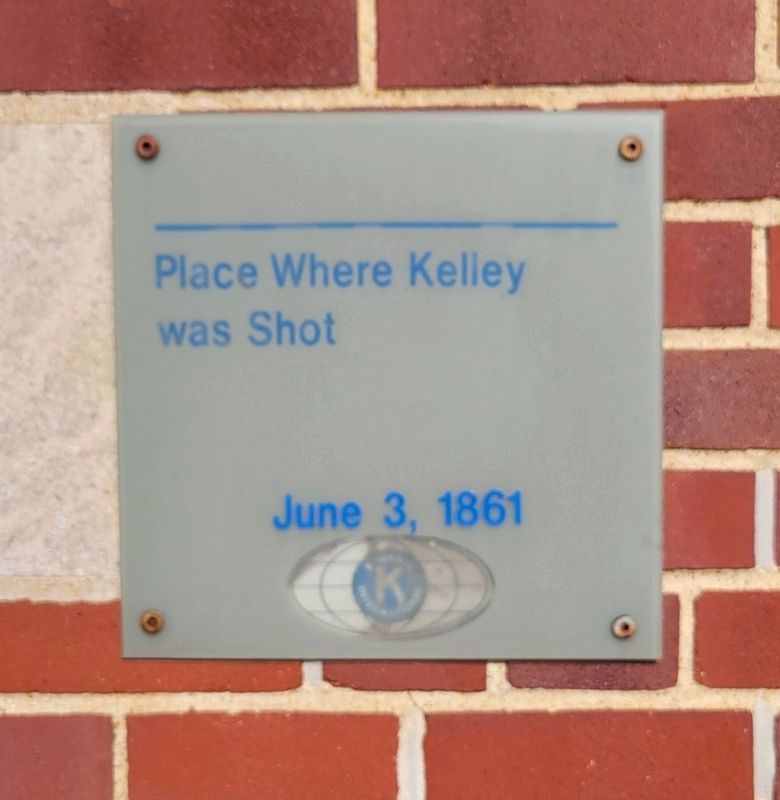 Place Where Kelley was Shot Marker image. Click for full size.
