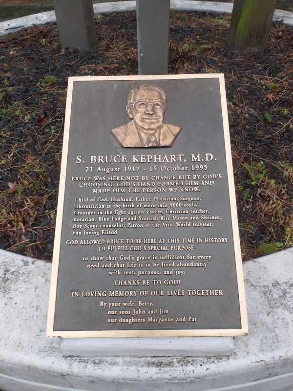 S. Bruce Kephart, M.D. Marker image. Click for full size.
