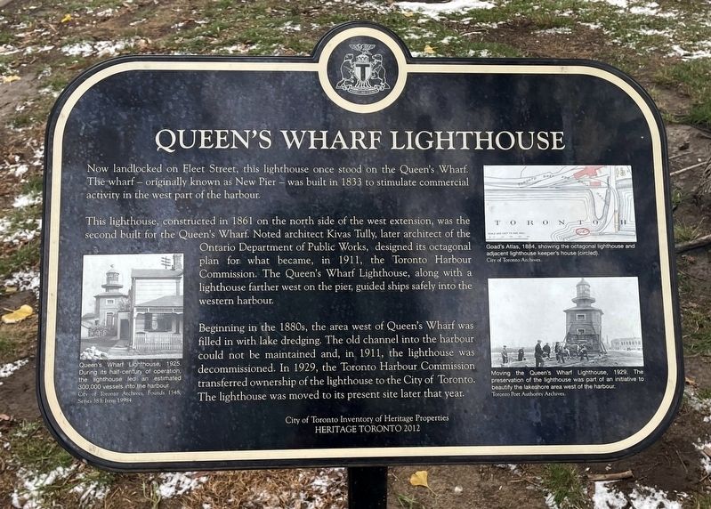 Queen's Wharf Lighthouse Marker image. Click for full size.
