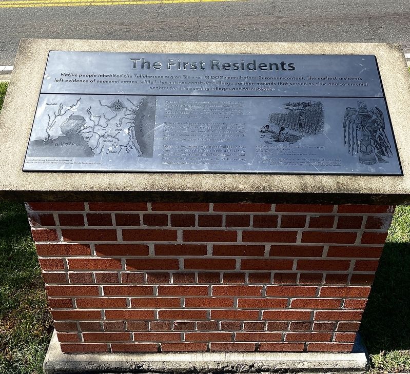 The First Residents Marker image. Click for full size.