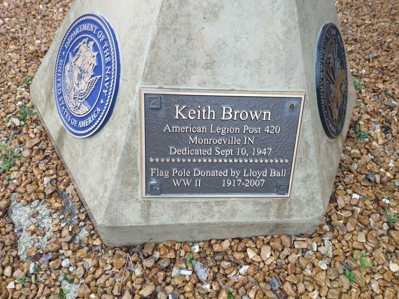 Keith Brown Marker. Click for full size. Keith Brown Marker image. Click for full size.