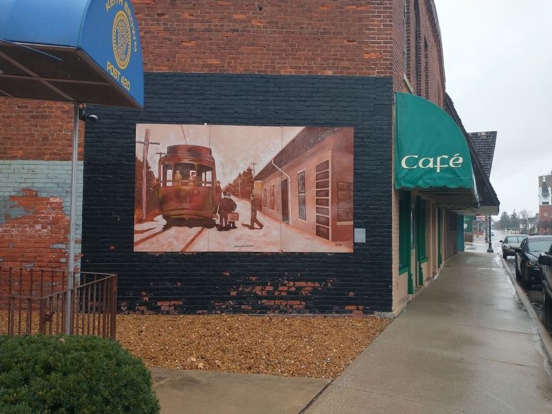 "Remembering Our Interurban" Marker image. Click for full size.