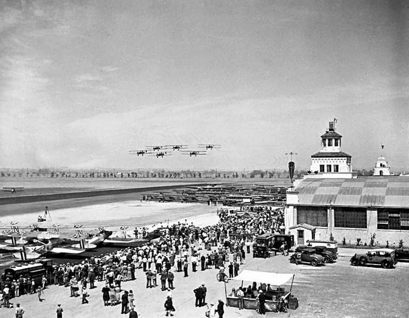 Airport Dedication on June 7, 1930 image. Click for full size.